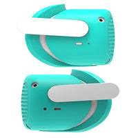 HKM-132691 Oculus Quest 2 Silicone Protective Cover with Heart Patterns - Shock Absorbing, Scratch Resistant, Anti-Slip