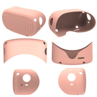 HKM-132691 Oculus Quest 2 Silicone Protective Cover with Heart Patterns - Shock Absorbing, Scratch Resistant, Anti-Slip