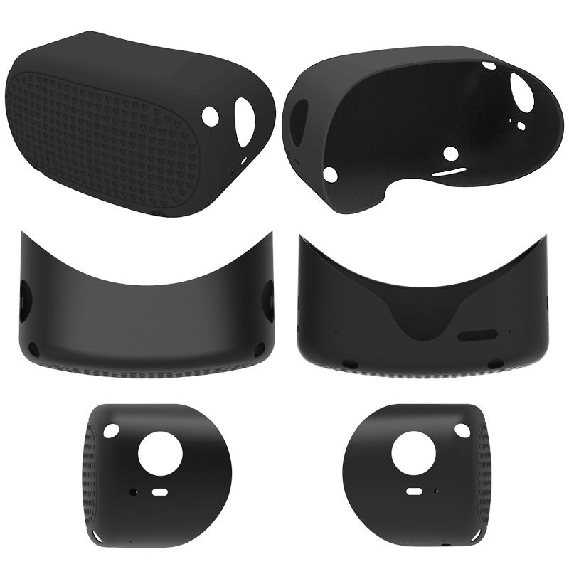 HKM-132691 Oculus Quest 2 Silicone Protective Cover with Heart Patterns - Shock Absorbing, Scratch Resistant, Anti-Slip