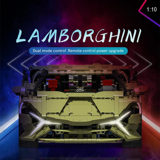 KTX-132755 Remote Control Sports Car Model Building Blocks - 2375pcs Assembly Toy for Ages 8+