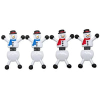HKM-132819 Bendable Sticky Climbing Toy for Kids - Stretchy Christmas Figure - 9cm Plastic Fidget Toy