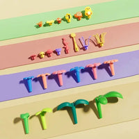 HKM-133011 Creative DIY Flower Garden Building Blocks Toy for Kids - Educational Construction Set