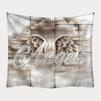 HKM-133011 Stylish Geometric Abstract Polyester Fiber Background Wall Cloth for Home and Commercial Spaces