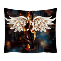 HKM-133011 Stylish Geometric Abstract Polyester Fiber Background Wall Cloth for Home and Commercial Spaces
