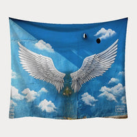 HKM-133011 Stylish Geometric Abstract Polyester Fiber Background Wall Cloth for Home and Commercial Spaces