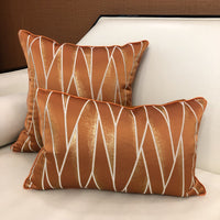 HKM-133075 Simple Modern Geometric Pillowcase - Light Luxury Design for Living Room, Bedroom, and More - 45x45cm and 30x48cm Sizes Available