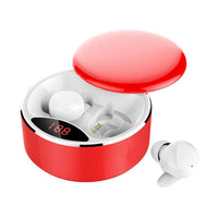 HKM-133075 Sports Wireless In-Ear Headphones with Bluetooth 5.0, 4.5 Hours Music Playback, Charging Case Included