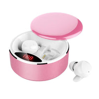 HKM-133075 Sports Wireless In-Ear Headphones with Bluetooth 5.0, 4.5 Hours Music Playback, Charging Case Included