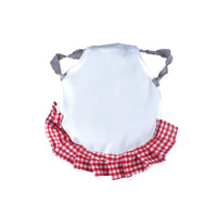 HKM-133331 Feather Protection Apron Double-Sided Chicken Saddle with Bow Options