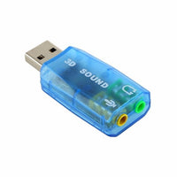 HKM-133523 USB External 5.1 Sound Card with Multi-Channel Technology and Volume Control