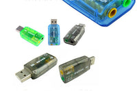 HKM-133523 USB External 5.1 Sound Card with Multi-Channel Technology and Volume Control