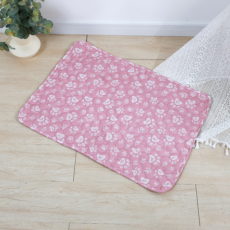 HKM-133715 Pet Overlay Reusable Washable Dog Urine Pad Cat Pad Absorbent Non-slip Waterproof Training Urine Pad
