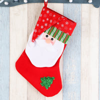 HKM-133779 Large Cloth Christmas Gift Bag for Holiday Decorations and Ornaments - 38CM x 19CM