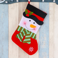 HKM-133779 Large Cloth Christmas Gift Bag for Holiday Decorations and Ornaments - 38CM x 19CM