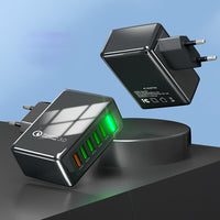 HKM-133843 5U Super Fast Charger 36W Multi-Port Travel Charger for European and American Standards