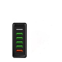 HKM-133843 5U Super Fast Charger 36W Multi-Port Travel Charger for European and American Standards