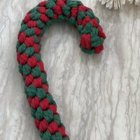 HKM-133971 Hand-Knitted Christmas Suit Cotton Rope Pet Chew Toy