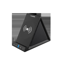 HKM-134035 Multifunctional Bluetooth Speaker with Mobile Phone Stand and Wireless Charging, Black