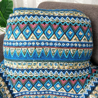 HKM-134163 Bohemian Reading Pillow with Armrests - Multi-functional Back Support Cushion for Bed, Sofa, and Chair