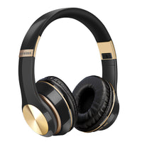 HKM-134227 Folding Wireless Bluetooth Headset with Stereo Sound, FM, and Multi-Point Connection