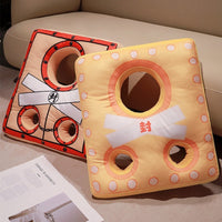 HKM-134291 Cartoon Plush Doll Pillow - 45x50cm, Soft PP Cotton Filler