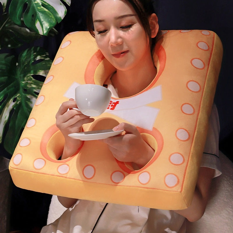 HKM-134291 Cartoon Plush Doll Pillow - 45x50cm, Soft PP Cotton Filler