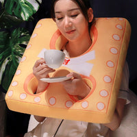 HKM-134291 Cartoon Plush Doll Pillow - 45x50cm, Soft PP Cotton Filler