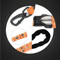 HKM-134291 Elastic Dog Traction Rope with Neoprene Handle and Zinc Alloy Chuck, Suitable for Medium to Large Dogs