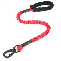 HKM-134291 Elastic Dog Traction Rope with Neoprene Handle and Zinc Alloy Chuck, Suitable for Medium to Large Dogs