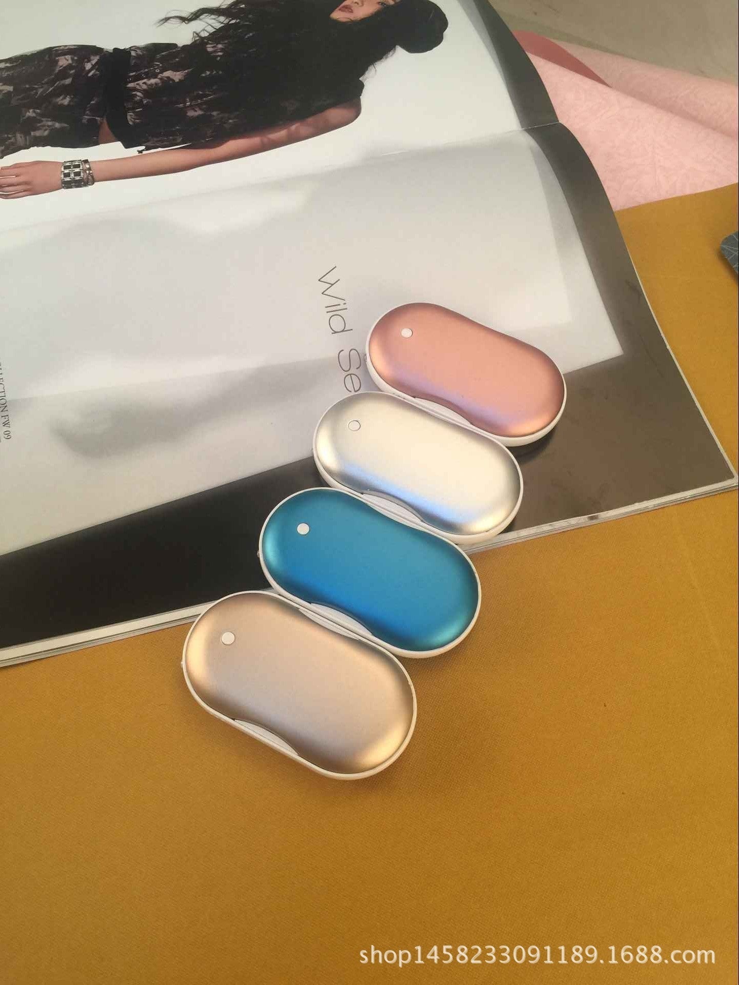 HKM-134355 Multi-Function Hand Warmer and Power Bank with Massage and Light Features