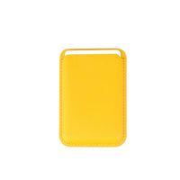 HKM-134419 Imitation Leather Magnetic Suction Card Sleeve for Desktop Use