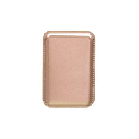 HKM-134419 Imitation Leather Magnetic Suction Card Sleeve for Desktop Use
