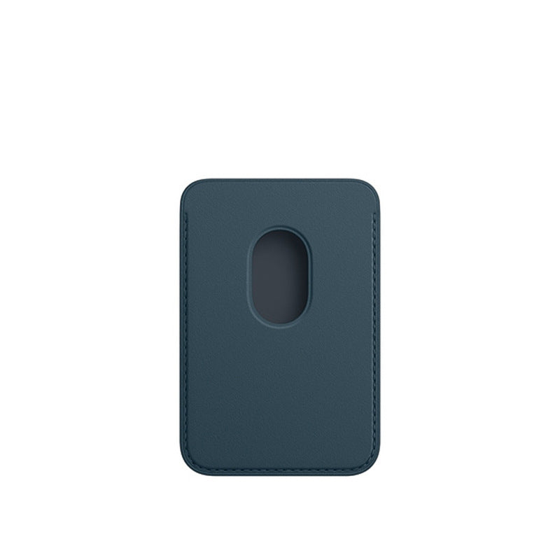 HKM-134419 Imitation Leather Magnetic Suction Card Sleeve for Desktop Use