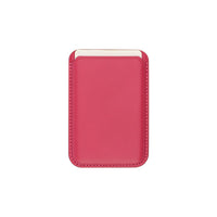 HKM-134419 Imitation Leather Magnetic Suction Card Sleeve for Desktop Use