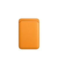 HKM-134419 Imitation Leather Magnetic Suction Card Sleeve for Desktop Use