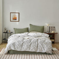 HKM-134483 Double-Layer Yarn Four-Piece Bedding Set in Various Sizes