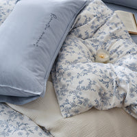 HKM-134483 Double-Layer Yarn Four-Piece Bedding Set in Various Sizes