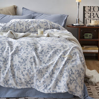 HKM-134483 Double-Layer Yarn Four-Piece Bedding Set in Various Sizes