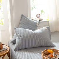 HKM-134611 Pastoral Style Cotton Pillowcase Set - 30x50cm, 40x60cm, 48x74cm