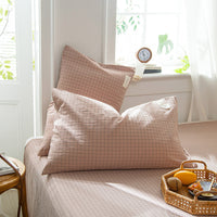HKM-134611 Pastoral Style Cotton Pillowcase Set - 30x50cm, 40x60cm, 48x74cm