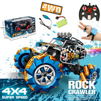 HKM-134739 Remote Control 1/12 Scale Alloy Stunt Wheel Off-Road Climbing Truck for Indoor/Outdoor Play