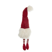 HKM-134931 Festive Christmas Gnomes Decorations - Set of 2 Table Ornaments for Holiday Cheer