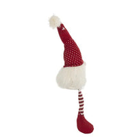 HKM-134931 Festive Christmas Gnomes Decorations - Set of 2 Table Ornaments for Holiday Cheer