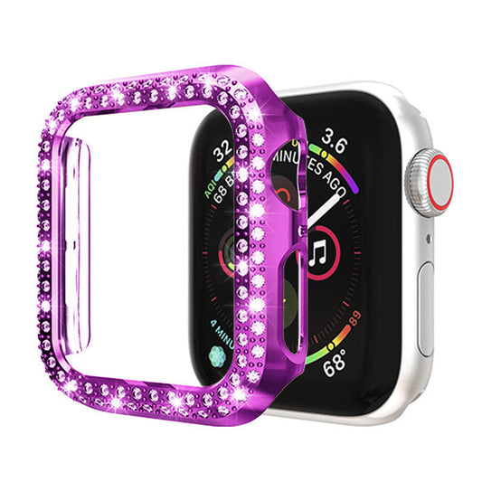 HKM-134995 Apple Watch Compatible Case - PC Material, Available in 38mm, 40mm, 42mm, and 44mm Sizes
