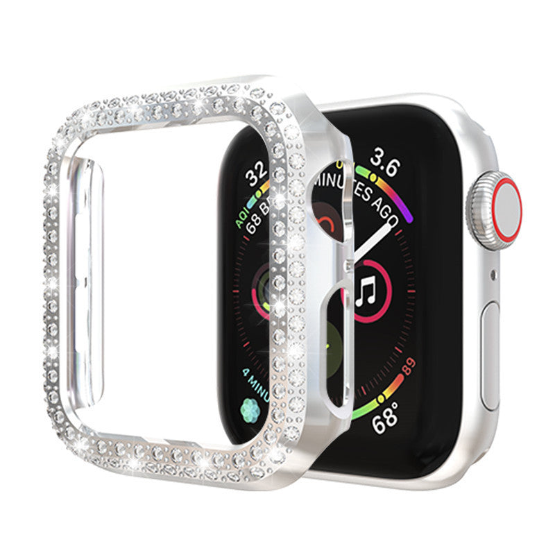 HKM-134995 Apple Watch Compatible Case - PC Material, Available in 38mm, 40mm, 42mm, and 44mm Sizes