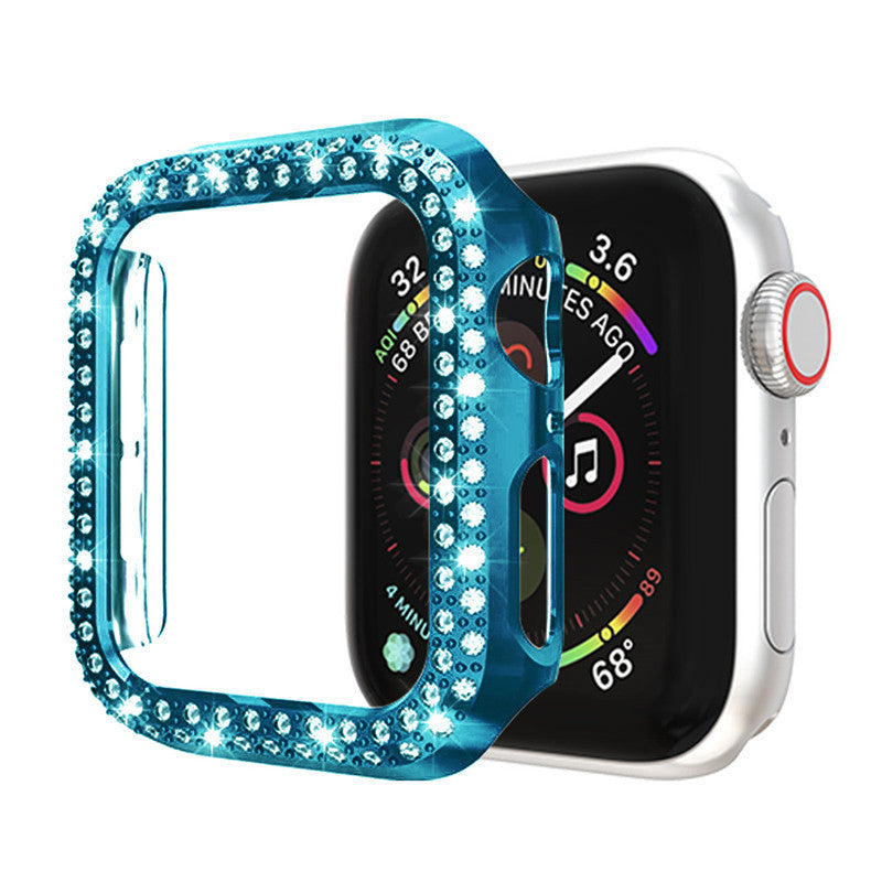 HKM-134995 Apple Watch Compatible Case - PC Material, Available in 38mm, 40mm, 42mm, and 44mm Sizes