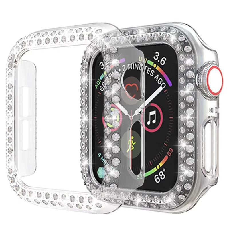 HKM-134995 Apple Watch Compatible Case - PC Material, Available in 38mm, 40mm, 42mm, and 44mm Sizes