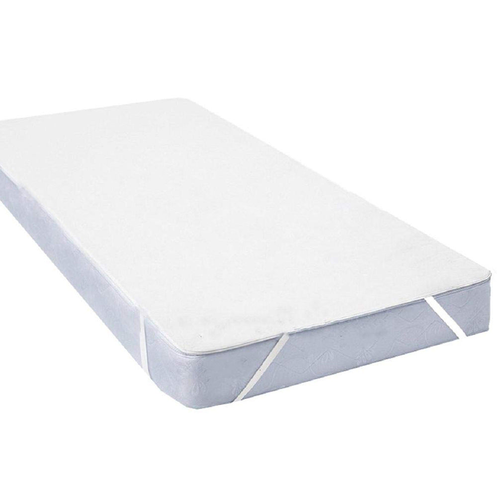KTX-135123 Waterproof Lace-up Mattress Protector Bedspread in Solid Colors, Available in Multiple Sizes