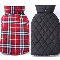 HKM-135187 Waterproof Tartan Dog Suit Jacket Coat for Outdoor Activities - Multiple Sizes Available