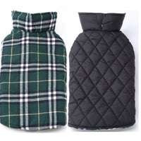 HKM-135187 Waterproof Tartan Dog Suit Jacket Coat for Outdoor Activities - Multiple Sizes Available